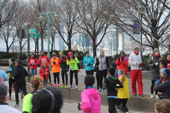 nyc half cheering squad